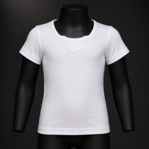 Girls Cotton T-Shirt Short Sleeve