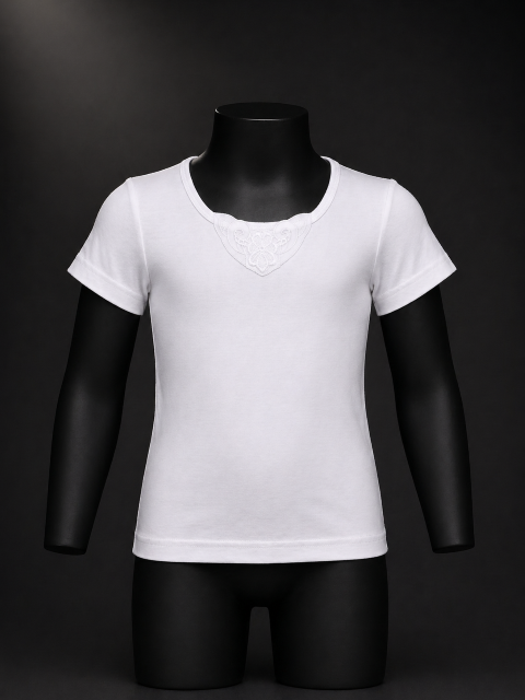 Girls Cotton T-Shirt Short Sleeve