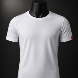 Men Cotton Undershirt Stretch Neck